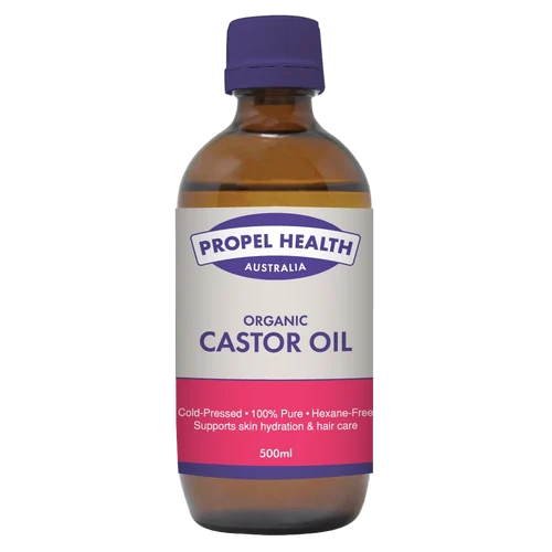 Organic castor oil 500 ml bottle
